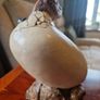 Rare Vintage 1993 Windstone Editions Dinosaur Hatching Velociraptor Egg Image 5