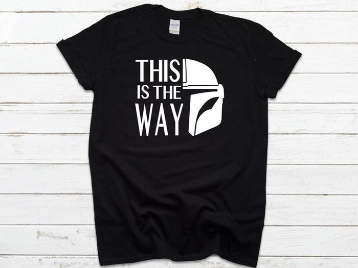 This is the WAY t-shirt mandalorian t-shirt