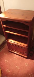 Pine Stereo/ Or Storage Unit