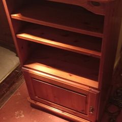 Pine Stereo/ Or Storage Unit