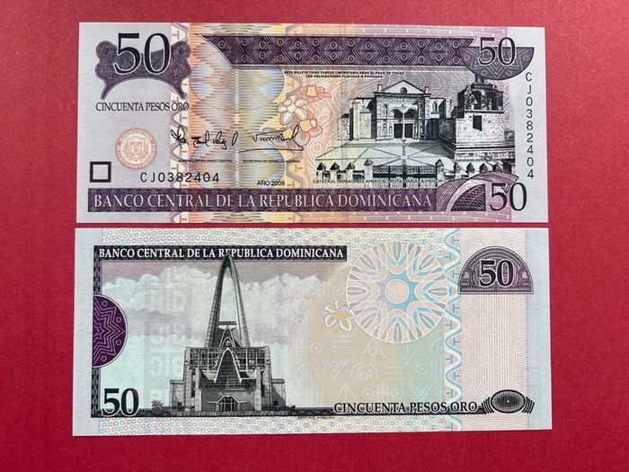 Dominican Republic 50 Pesos 2008. Pick 176a. / (uncirculated )
