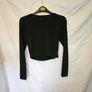 Krisa Revolve Black Cutout Crop Top Image 5