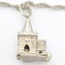 Signed Nuvo Rego Opening Charm Sterling Silver Necklace Image 2