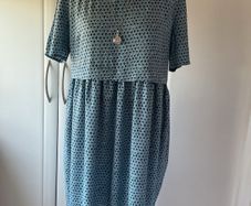 dress Bnwt short sleeved blue summer dress ichi clothing small 10