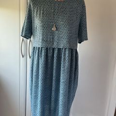dress Bnwt short sleeved blue summer dress ichi clothing small 10