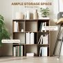 Nine-Cube Storage Shelf - Rustic Brown Image 2