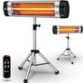 Telescopic  infrared Heater with 3 Heat Settings, Patio Heater Indoor and Outdoor Use, Tripod Stand Infrared Heater Image 6