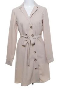 beige blazer dress