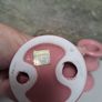 Pink colonial candle holders Image 2
