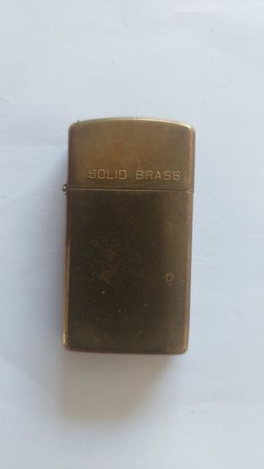 Zippo lighter.