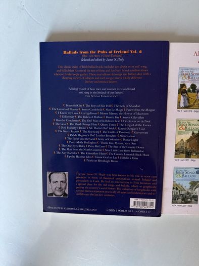music books ballads of Ireland songs pubs x 2 books