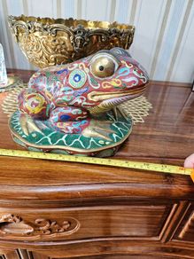 Brass Huge antique Frog