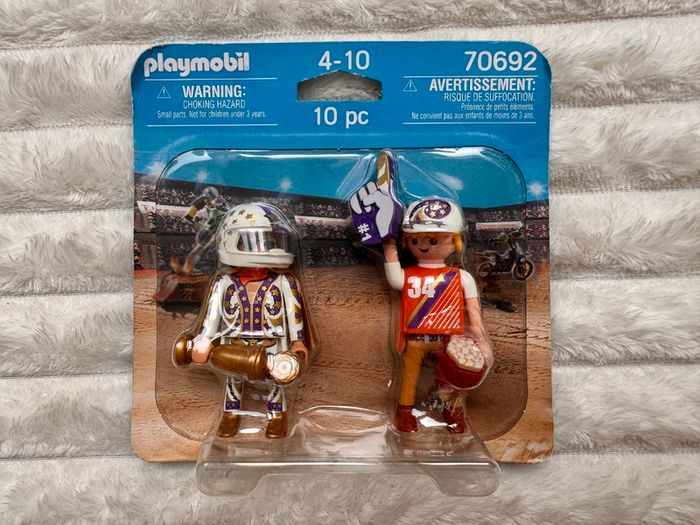 Playmobil Stuntshow Team Duo Pack Stuntmen Figures 70692 Please see photos