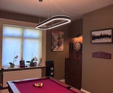 Overhead light for pool table, kitchen counter, etc...
