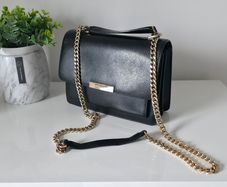 Michael Kors black bag gold hardware