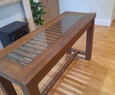 Console table 78cm height and 133cmlong and 48cm wide