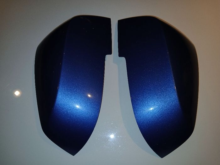 BMW estoril blue mirror caps/covers
