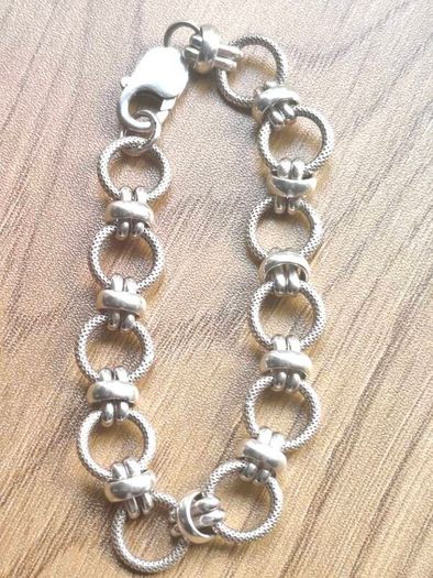 Sterling silver vintage ladies bracelet