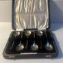 6 x Sheffield sterling Sliver Coffee Bean Spoons. Image 2