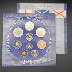 Royal Mint UK 2007 Brilliant Uncirculated Coin Set