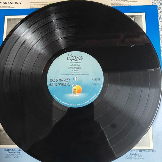 Bob Marley & The Wailers, Kaya LP, original press, w/inner Island sleeve.