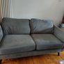 Grey fabric sofa Image 3