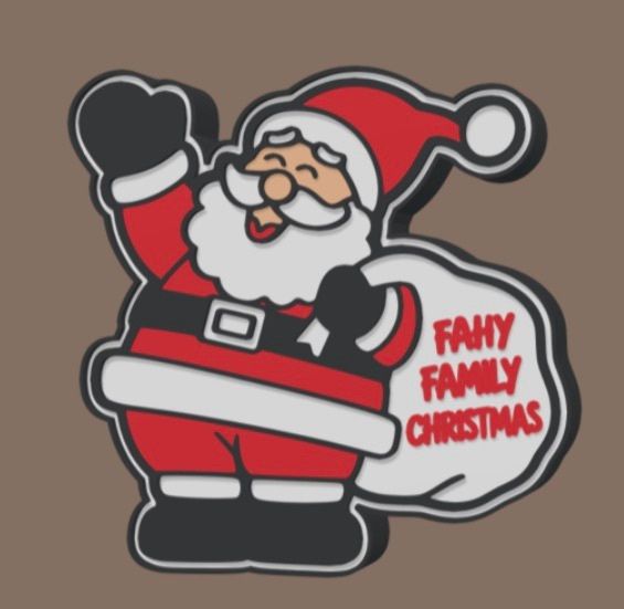Custom Santa Lightbox