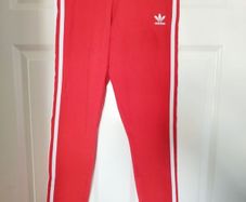 Adidas red leggings