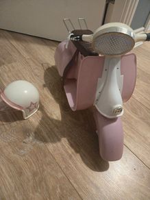 Our Generation doll and moped with helmet