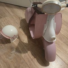 Our Generation doll and moped with helmet
