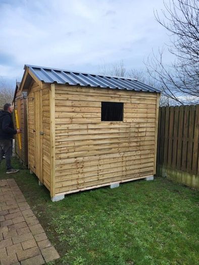Premium Rustic Timber Garden Sheds | Steel Roof