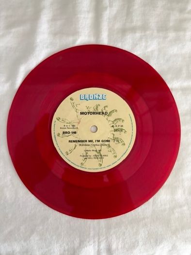 Iron Fist - Motorhead [Vinyl 7", Red Pressing]