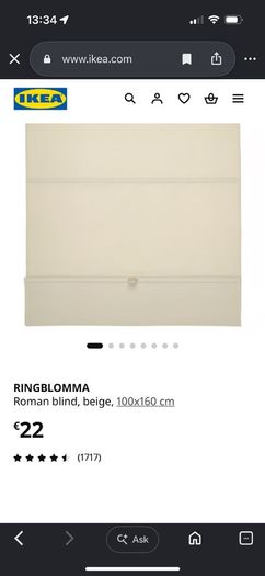 ikea ringblomma blinds
