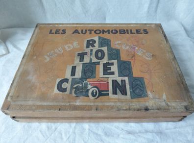 Citreon French vintage picture blocks in original case