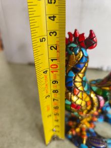 Mosaic Rooster of the Carnival Collection by Barcino. 13 cm