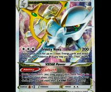 Arceus VSTAR 123/172 Metal Card Premium Collection Ultra Rare Holo Brilliant Stars SWSH Pokemon Card
