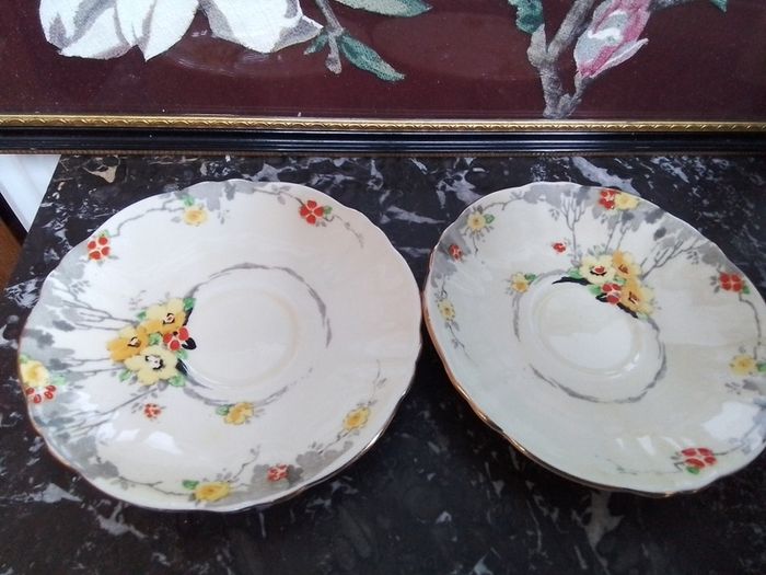 Two Crown Staffordshire Side Plates