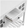 BRAND NEW Console table with shelf, hallway table, sofa table, white wood hallway, living room, bedroom, dressing room, chest of drawers Image 3