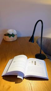 Black LED Desk / Reading Lamp, Flexible Neck, Like New