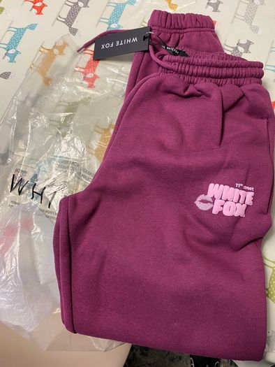 White Fox Tracksuit bottoms