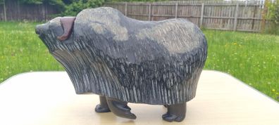 Joe Kavik - Large Arctic Musk Ox Sculpture