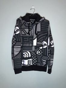 Quiksilver Mens Full Zip Hoodie Size Small