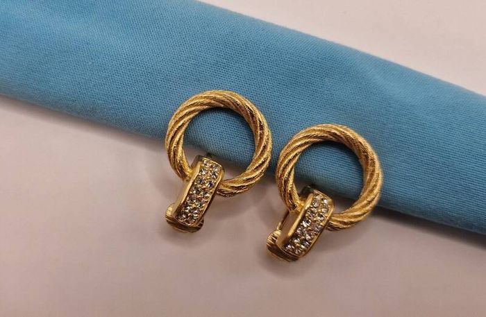 Christian Dior clip earrings