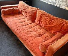 Velvet sofa