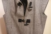 Benetton wool grey gilet UK 8