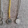 Coin necklaces x 4 old Irish threepence coins on a 40cm chain with a lobster clasp closure FREE STANDARD POSTAGE INCLUDED Image 3