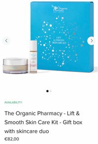 The Organic Pharmacy - Lift & Smooth Skin Care Kit - Gift box with skincare duo new
