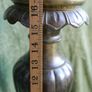 Antique Heavy Large Oil Lamp Holder, Candle Holder made of Brass Image 8