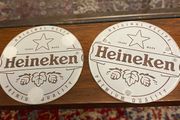 Heineken Glass Coasters Set