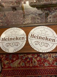 Heineken Glass Coasters Set